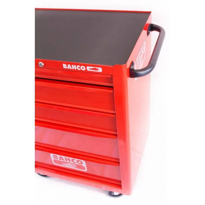 Bahco gereedschapswagen leeg 5 lades rood