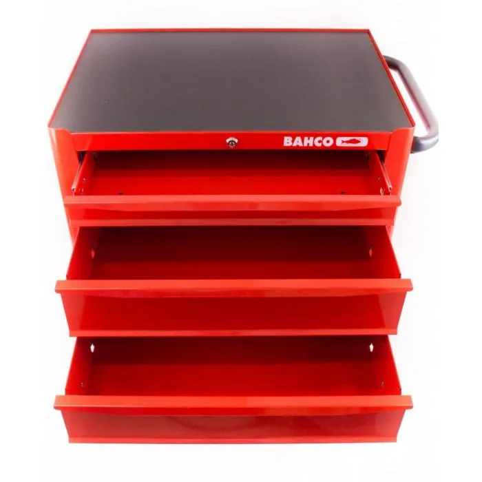 Bahco gereedschapswagen leeg 5 lades rood