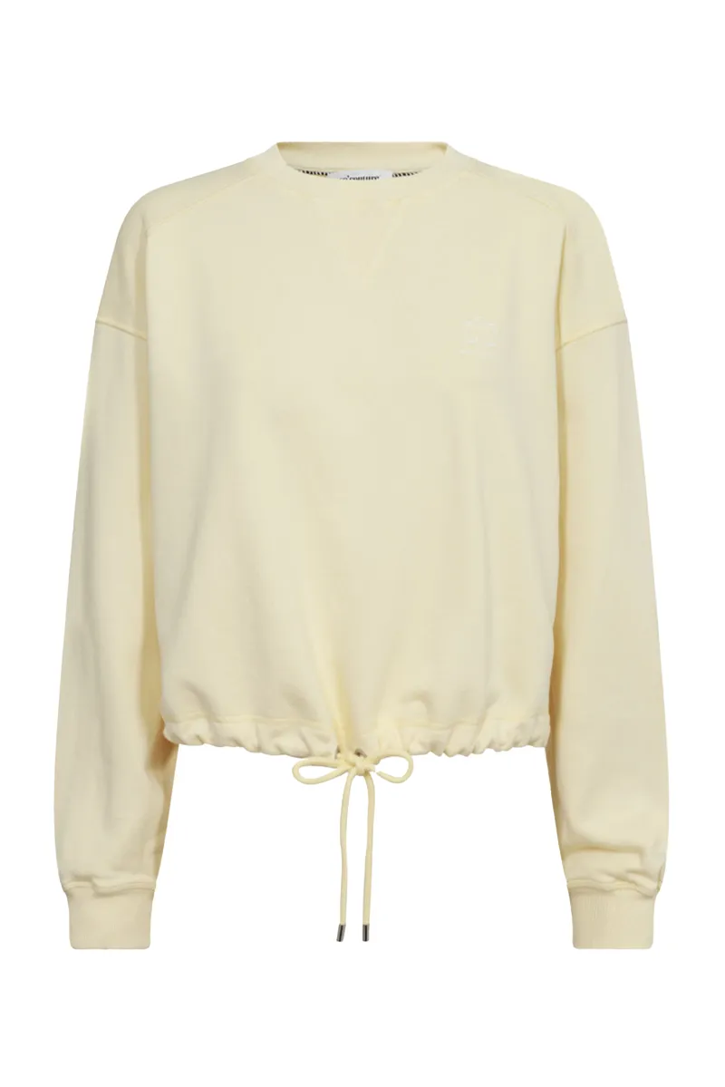co´couture Clean crop tie sweat
