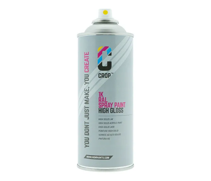 CROP Man 9017 Verkehrsschwarz autolak spuitbus 400ml