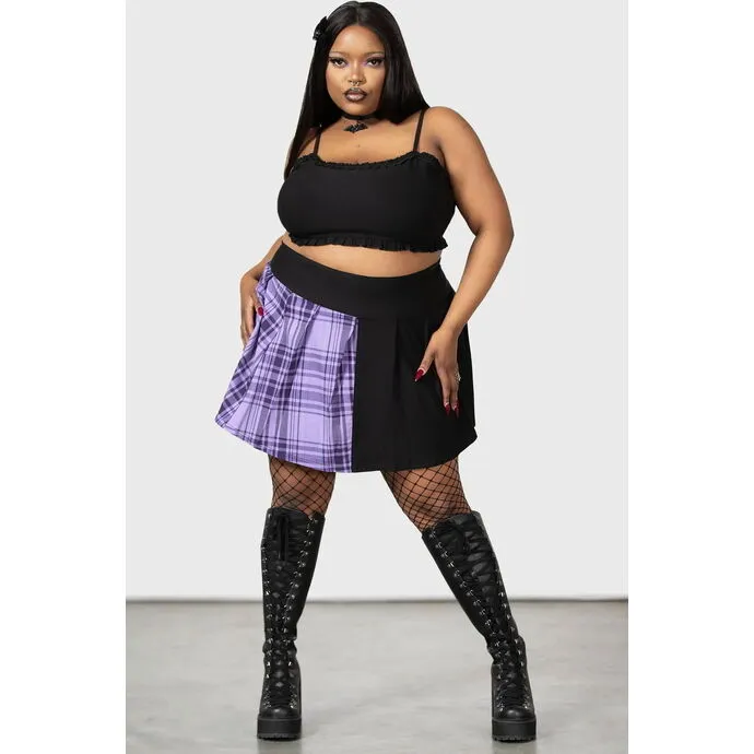 DAMES HEMDJE KILLSTAR  INES CROP  ZWART