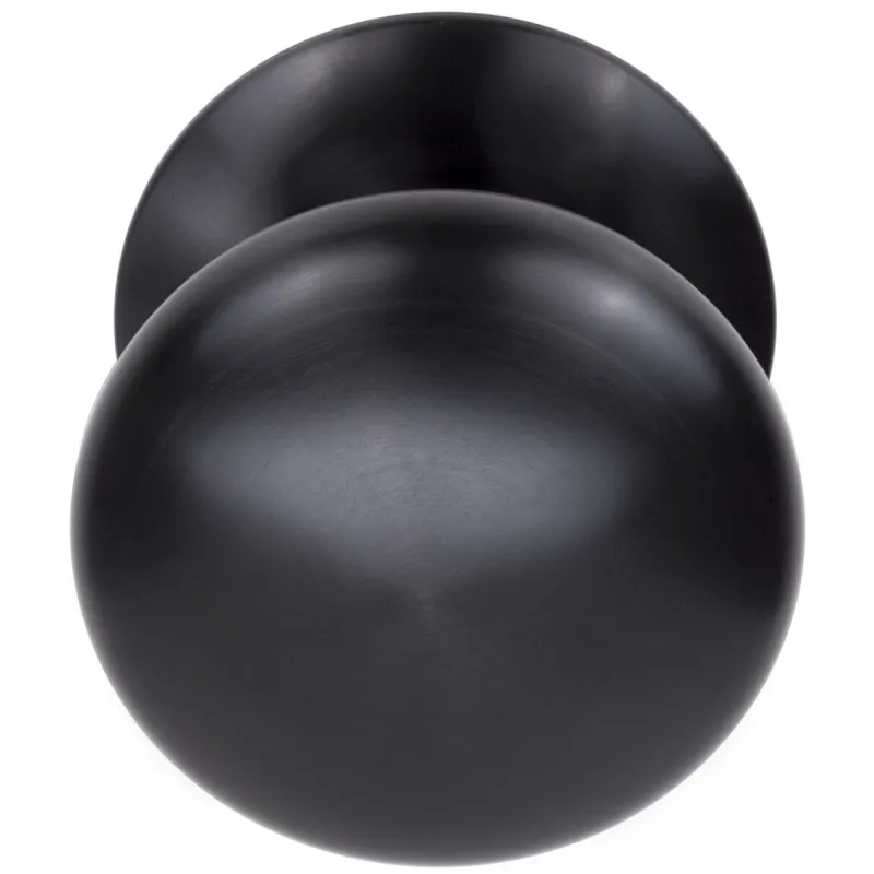 FORMANI BASIC VOORDEURKNOP MET ROZET LB65V  65MM  GUN METAL