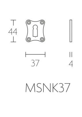 Formani sleutelrozetTimeless MSNK37 matzwart