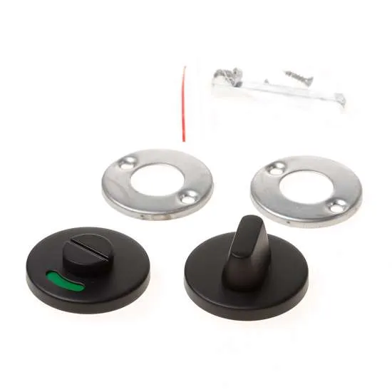 FORMANI TOILET EN BADKAMERROZET, 6MM DIK, MAT ZWART, LBWC50, INCL.8MM STIFT