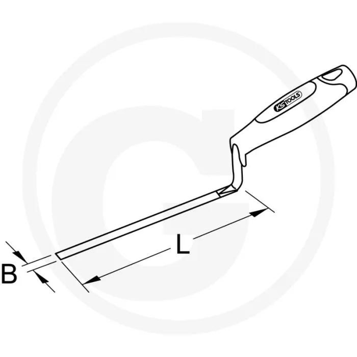 KS TOOLS BRONZE FUGENKELLE 10 MM  VONKVRIJ, CORROSIEBESTENDIG