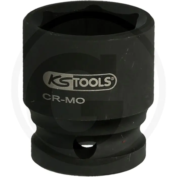 Ks tools ks tools 2.1/2" sechskant-kraft-stecknuss, 190 mm - chrom-molybdän stahl, 41000g