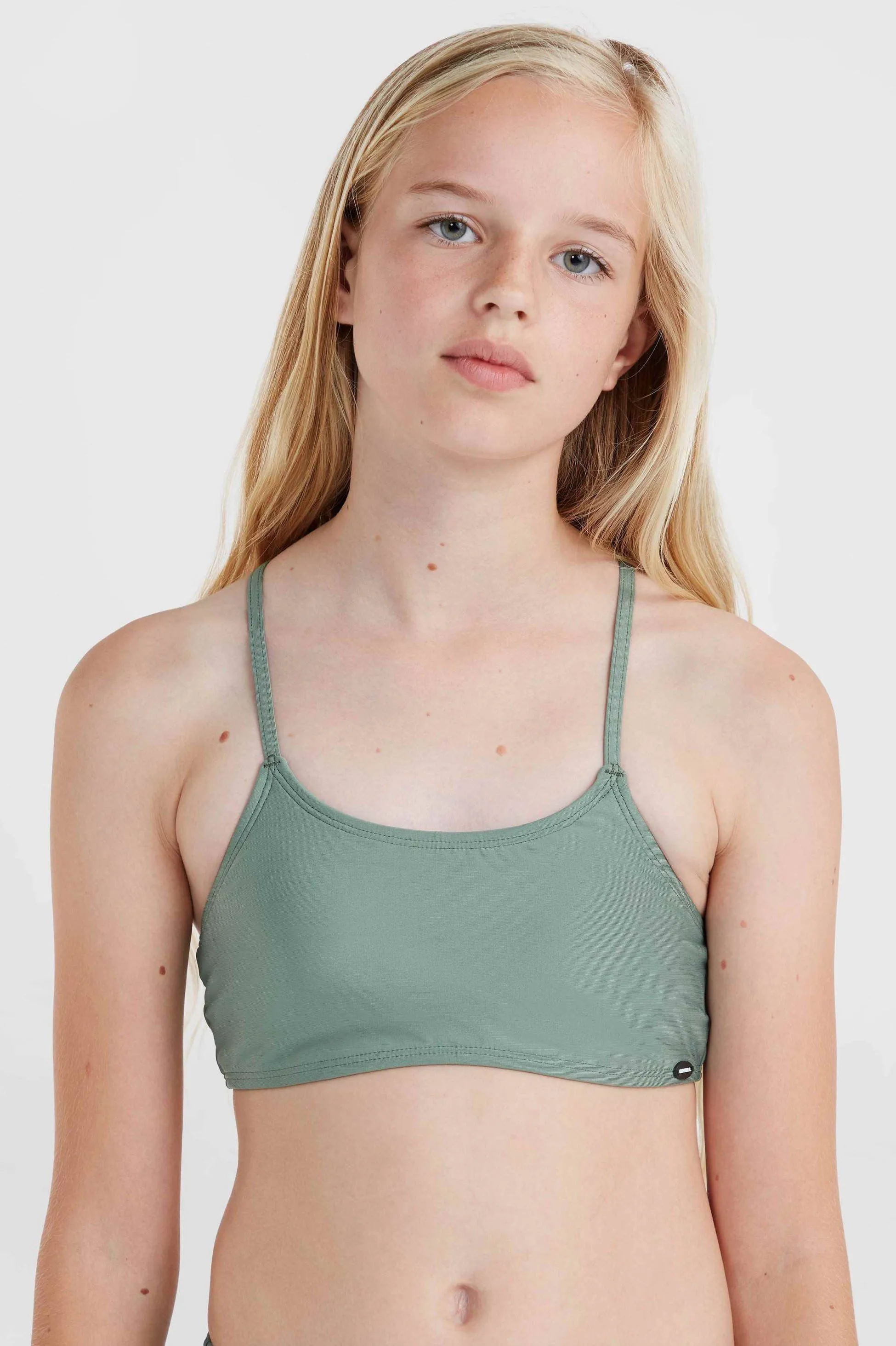 O'Neill crop bikini Essentials groen Meisjes Polyester Effen 116