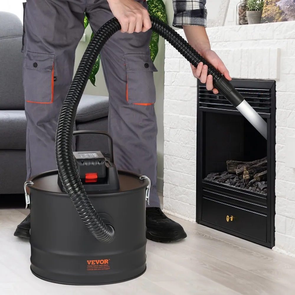 VEVOR ASSTOFZUIGER 150W ROETSTOFZUIGER 12L CONTAINER 10KPA HEPAFILTER HAARDGRILL