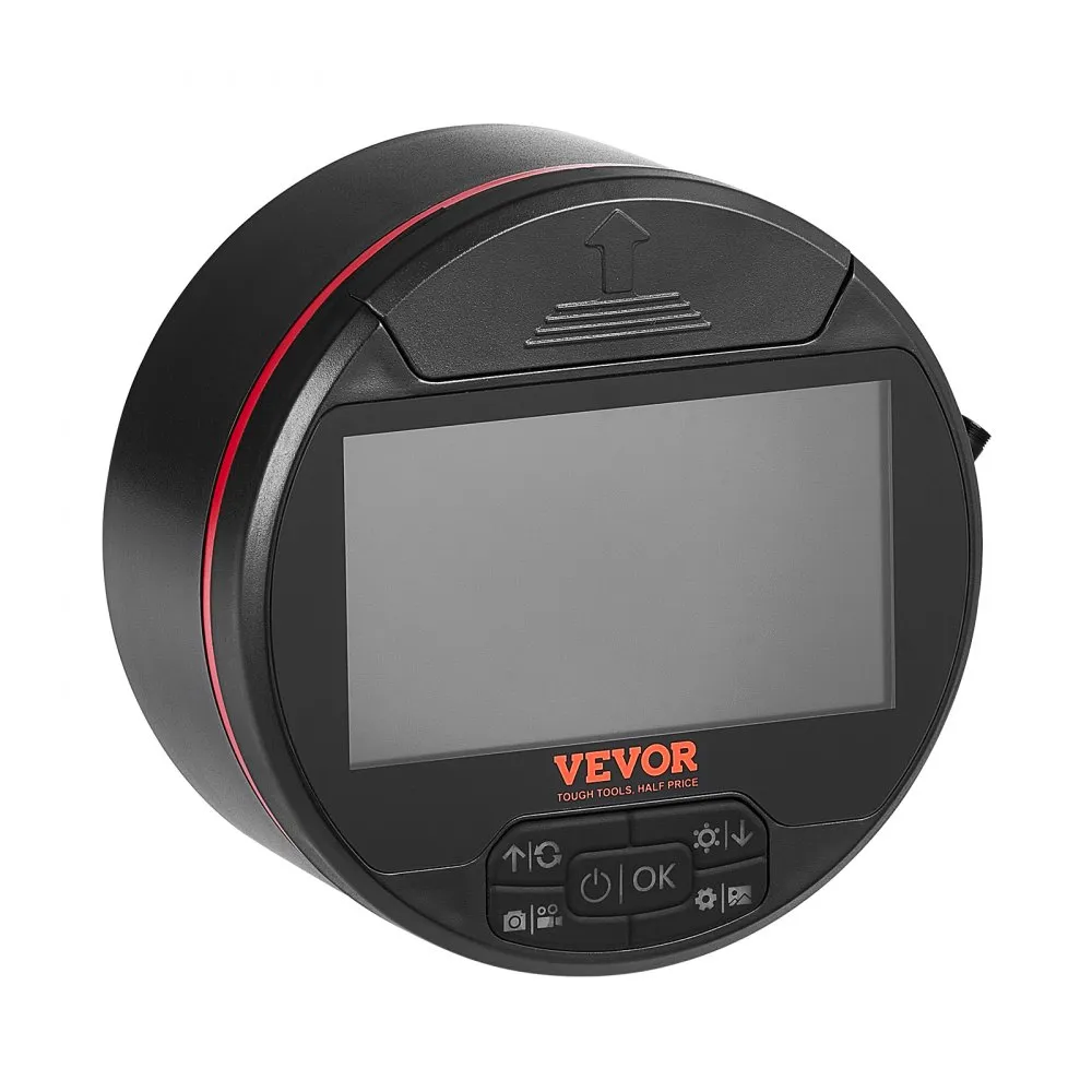 VEVOR Endoscoop 1280x720 Inspectiecamera 4,3" Scherm 8+2 Lichten Buiscamera