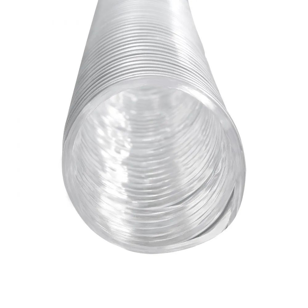 VEVOR stofafzuigslang flexibele PVC slang vacuümslang 63x6100mm