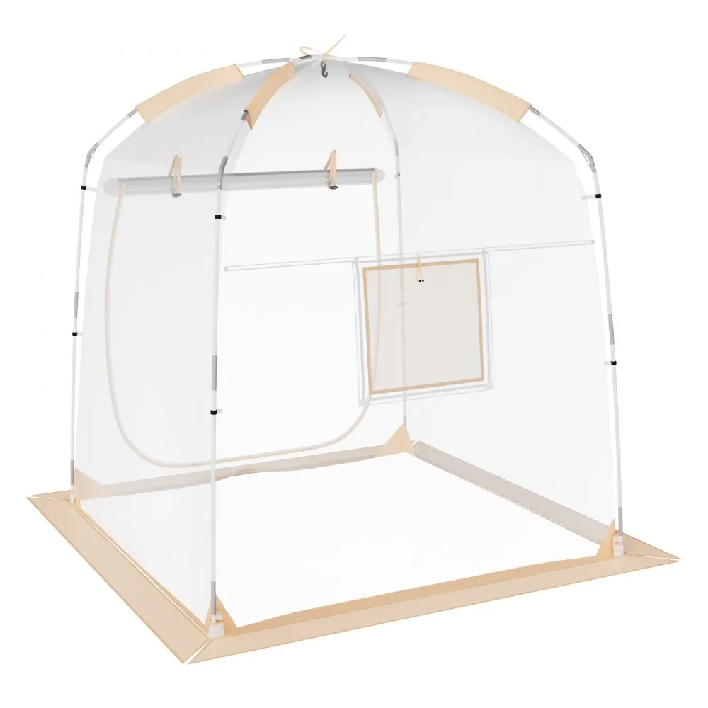 VEVOR TRANSPARANTE TENT POPUP TENT CAMPINGTENT BUBBEL 1215 PERSONEN 4,5X4,5X2,4M