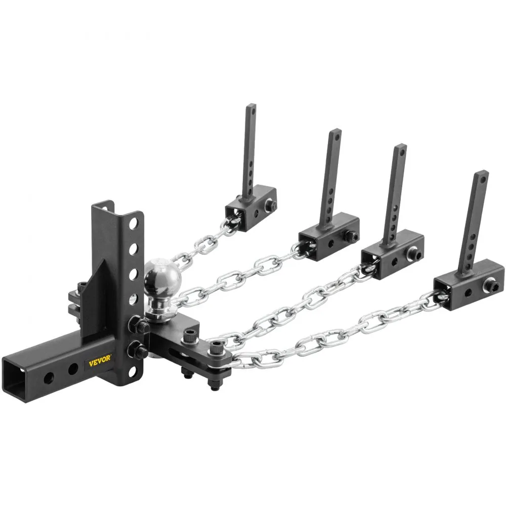 VEVOR Trekhaak Trekhaakdrager Driehoek45,7cm Kettinglengte 20,3cm Vallen/Opstaan